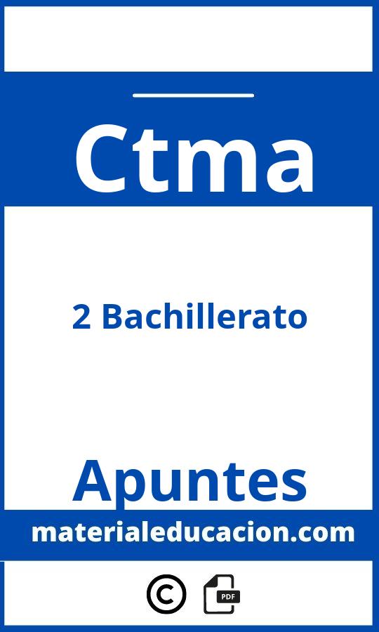 Apuntes Ctma 2O Bachillerato Pdf