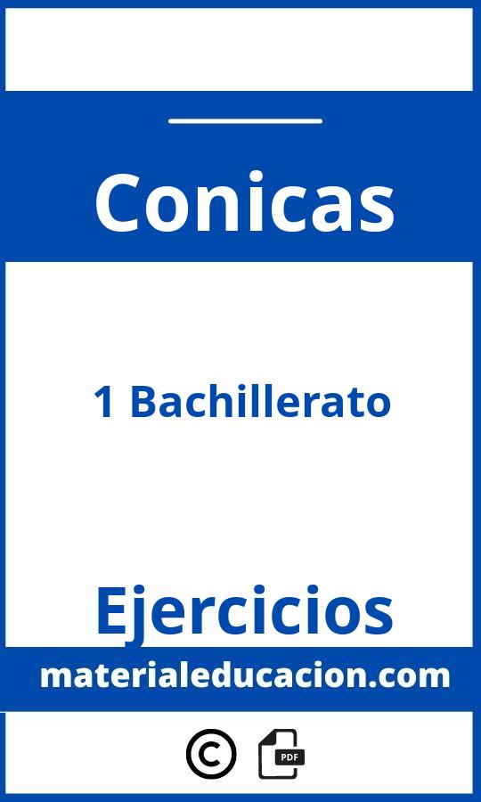 Ejercicios Conicas 1 Bachillerato Pdf