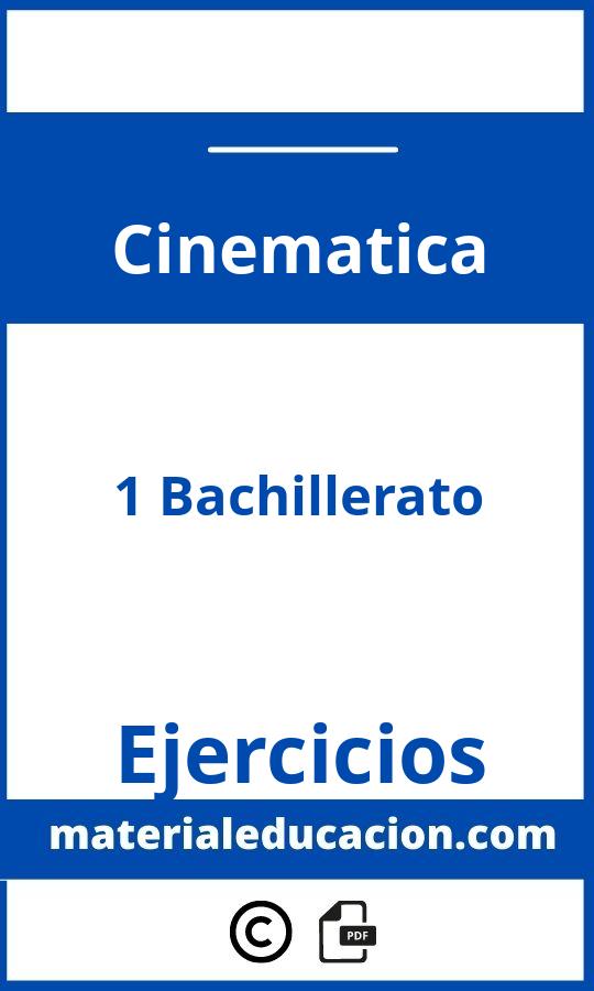 Ejercicios De Cinematica Resueltos 1O Bachillerato Pdf