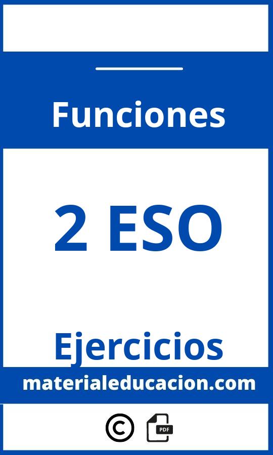 Ejercicios Funciones 2O Eso Pdf