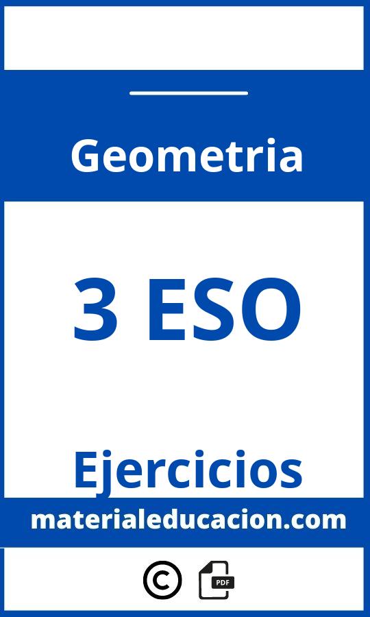 Ejercicios Geometria 3 Eso Pdf