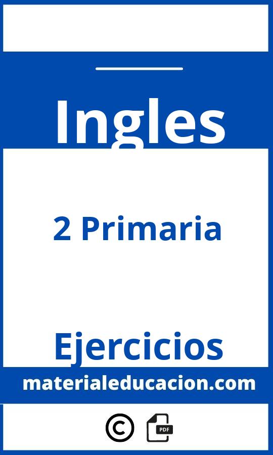 Ejercicios Ingles 2 Primaria Pdf