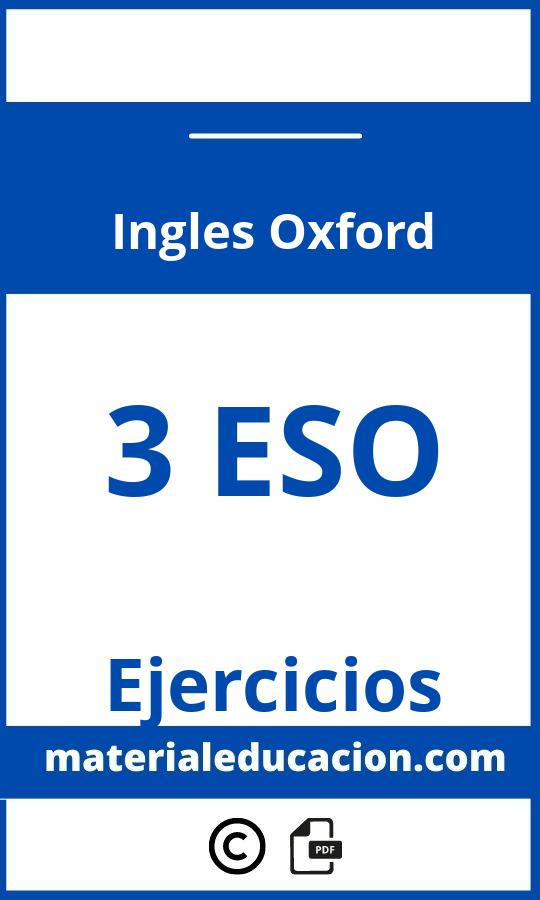 Ejercicios Ingles 3 Eso Oxford Pdf