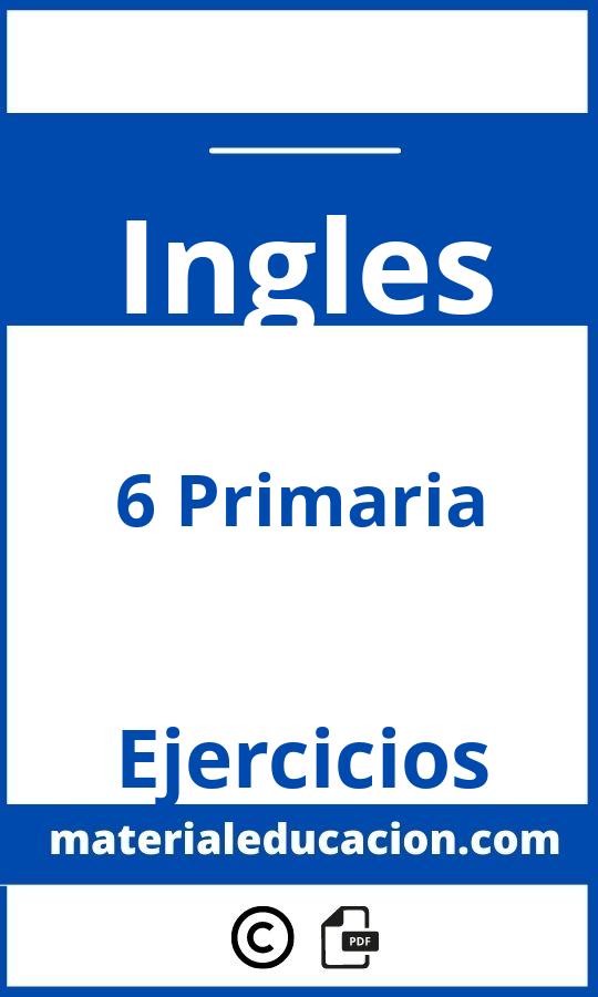 Ejercicios Ingles 6 Primaria Pdf