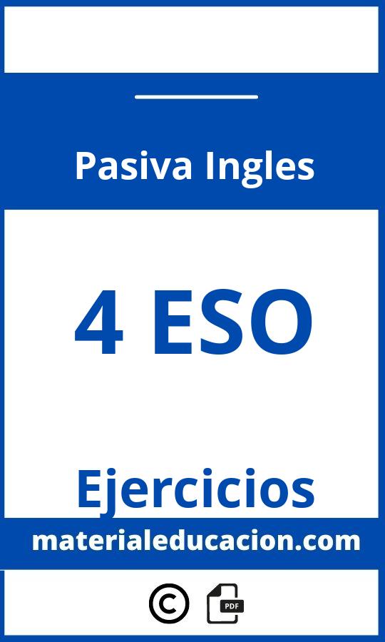 Ejercicios Pasiva Ingles 4 Eso Pdf