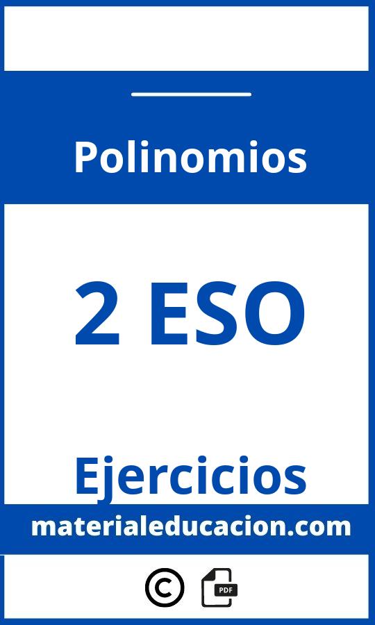 Ejercicios Polinomios 2 Eso Pdf