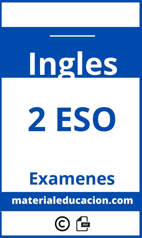 Examen 2 Eso Ingles Pdf