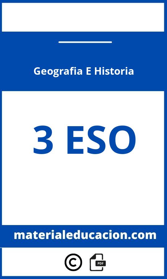 Geografia E Historia 3 Eso Pdf