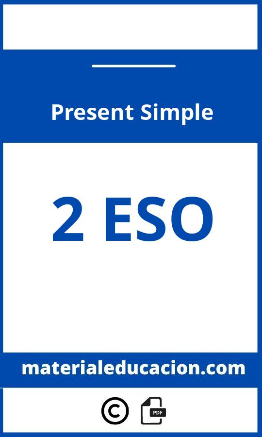 Present Simple 2 Eso Pdf