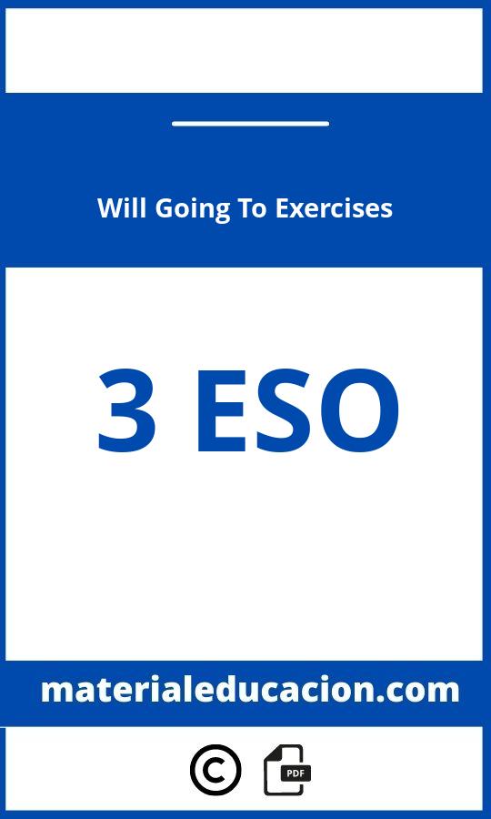 Will Going To Exercises Pdf 3 Eso